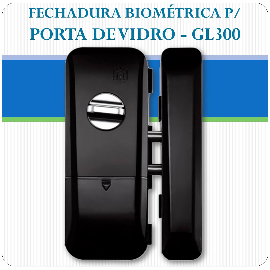 Fechadura Biometrica Para Porta De Vidro Gl300 Zkteco