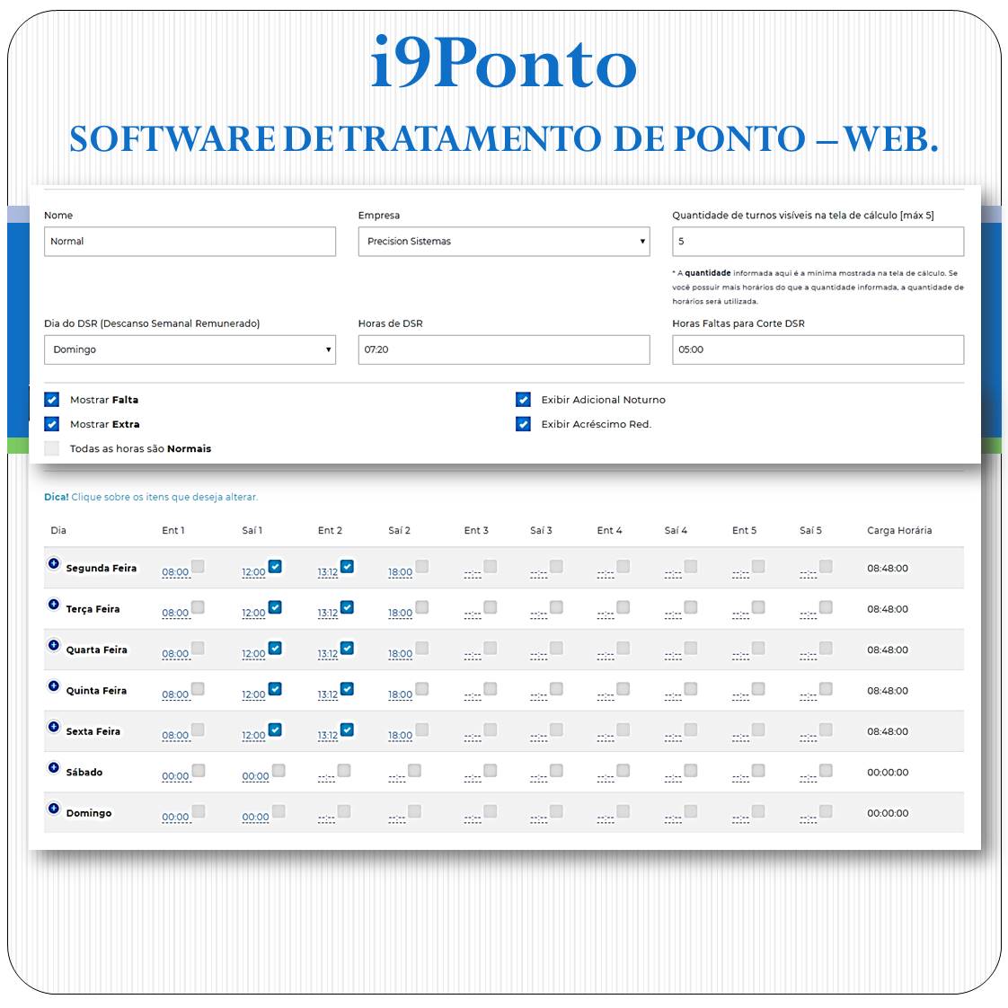 Software de Tratamento de Ponto Web - i9Ponto + REP-P