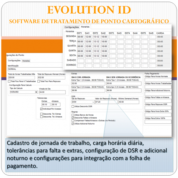 Evolution ID - Software de tratamento de ponto
