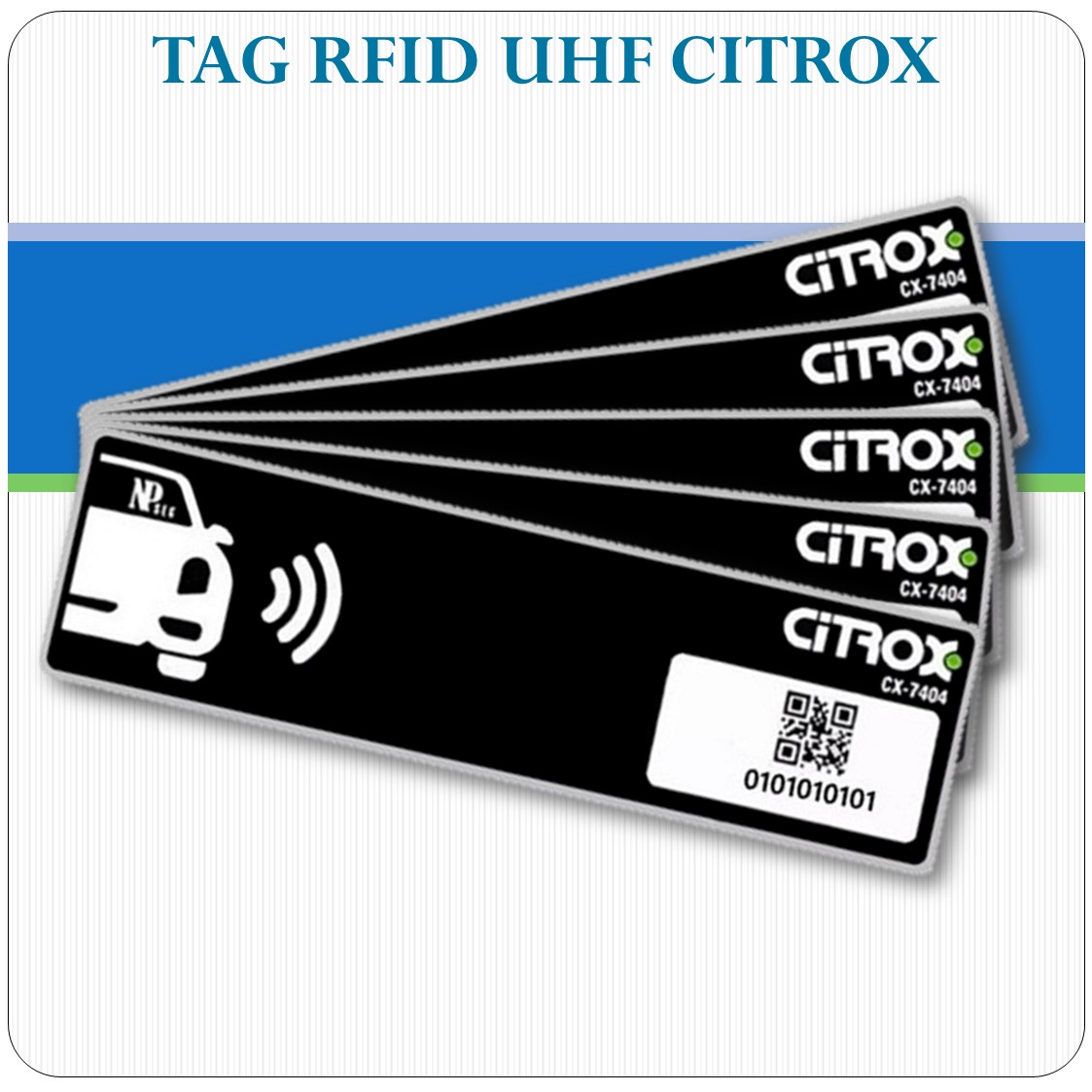 Tag Etiqueta RFID UHF Veicular - CITROX