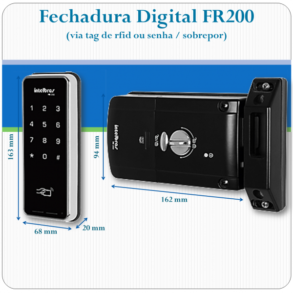 Fechadura Digital FR200 Fechadura Digital FR200