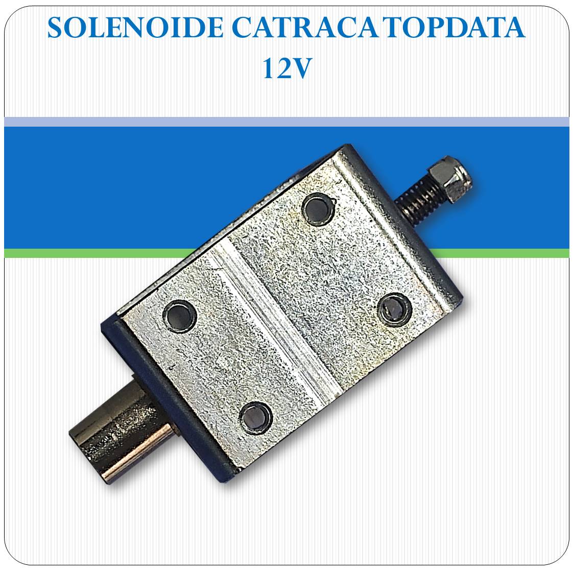 Trava Solenoide 12v Para Catraca Eletrônica Topdata