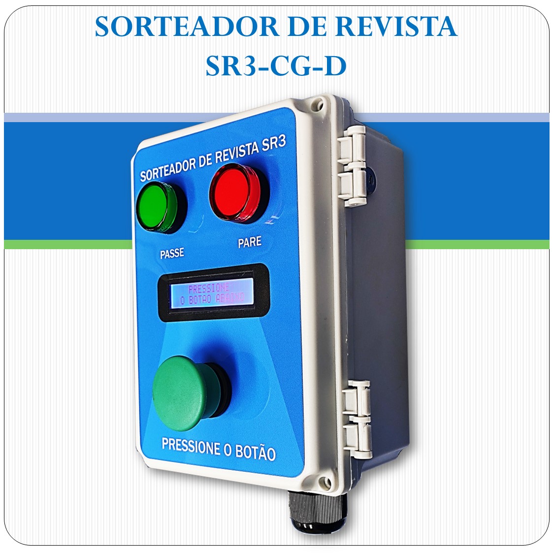 Sorteador de Revista Pessoal - SR3-CG-D Sorteador de Revista Pessoal - SR3-CG-D