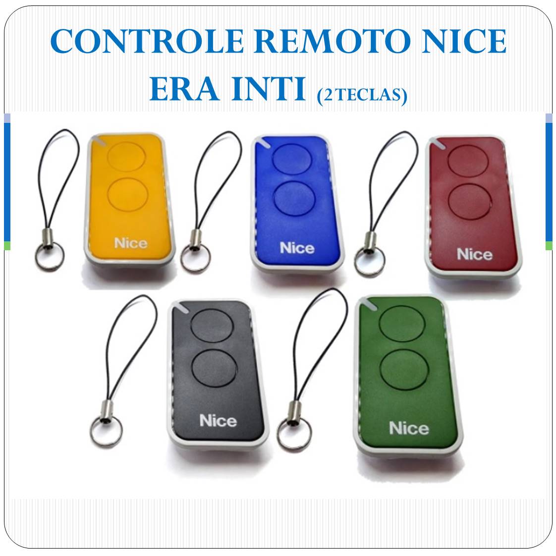 Controle Remoto NICE ERA INTI - 2 teclas
