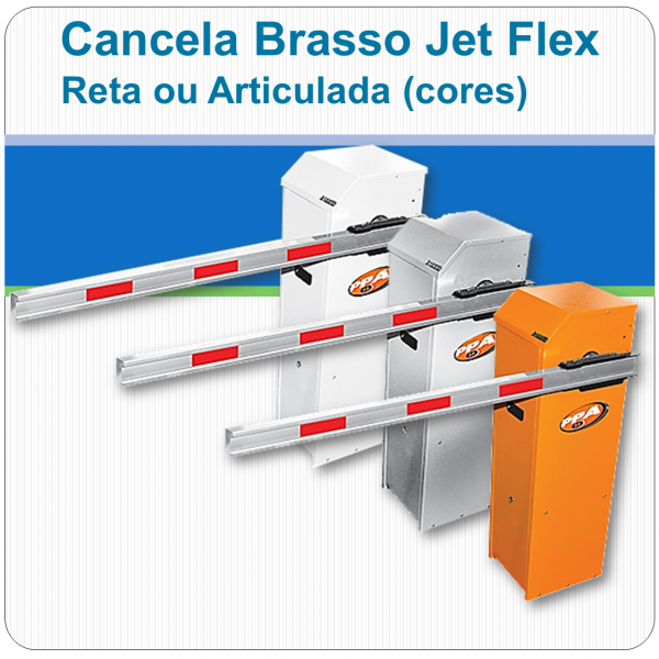 Cancela automática Brasso Jet Flex Cancela automática Brasso Jet Flex