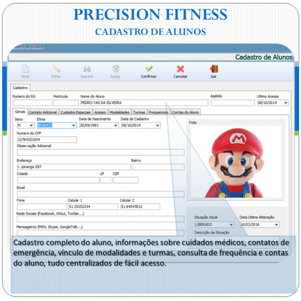 Precision Fitness - Software p/ Academias