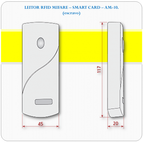 AM-10 - Leitor e Gravador Mifare / Smart Card AM-10 - Leitor e Gravador Mifare / Smart Card