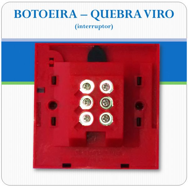 Caixa de Emergência Quebra Vidro - Botoeira - BPQV