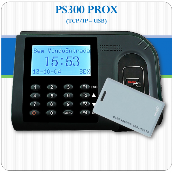 Relógio Ponto Proximidade - PS300 TCP/IP + USB