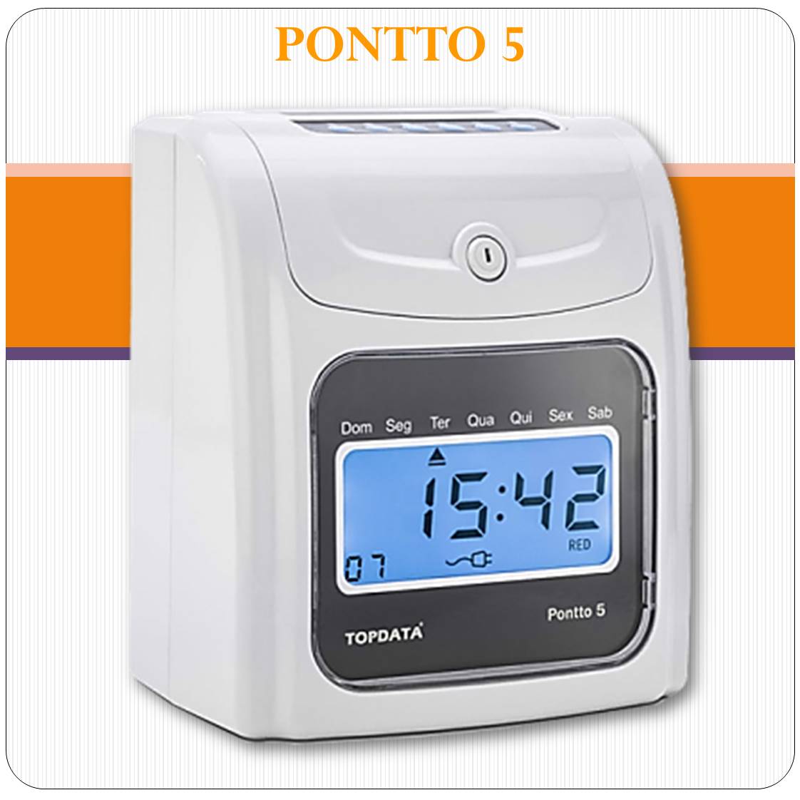 Relógio Ponto Cartografico - Pontto 5 Relógio Ponto Cartografico - Pontto 5