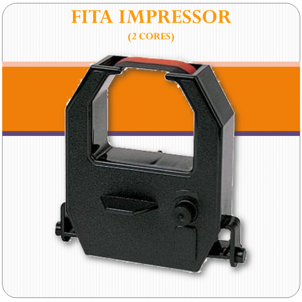 Fita de Impressão Impressor - 2 cores - preto e vermelho