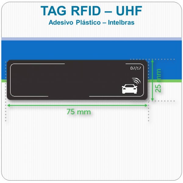 Tag UHF Veicular - Intelbras Tag UHF Veicular - Intelbras