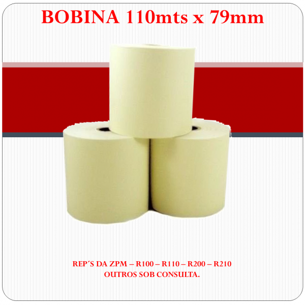 Bobina Térmica 79mm x 110mts