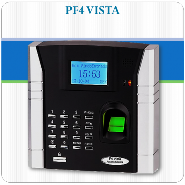 Controle de Acesso Biométrico PF4 VISTA BIO