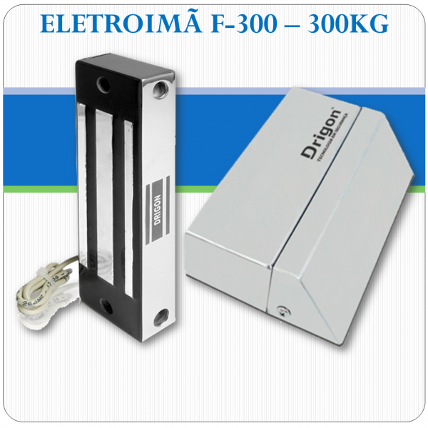Fechadura Eletromagnética - Eletroimã F300 Fechadura Eletromagnética - Eletroimã F300