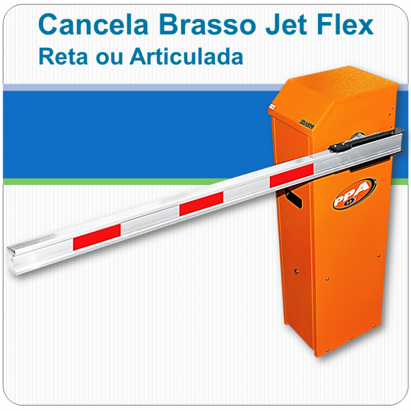 Cancela automática Brasso Jet Flex Cancela automática Brasso Jet Flex