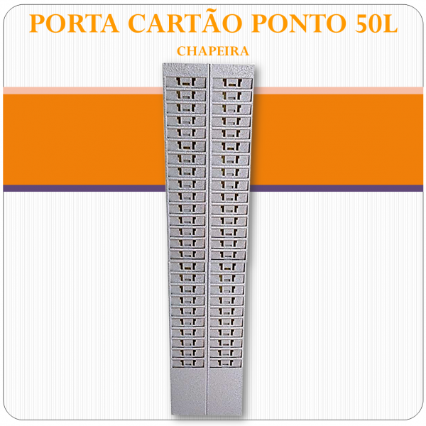 Porta Cartão Ponto 50 lugares - Chapeira