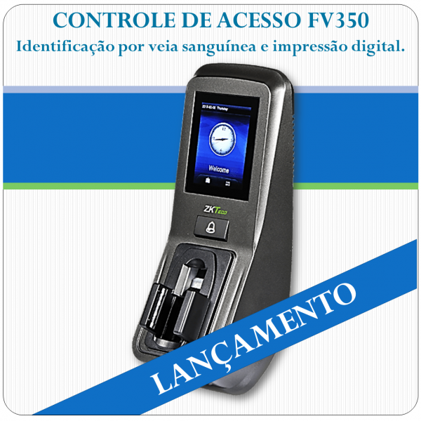 Controle de Acesso por Veia Sanguínea e Impressão Digital FV350